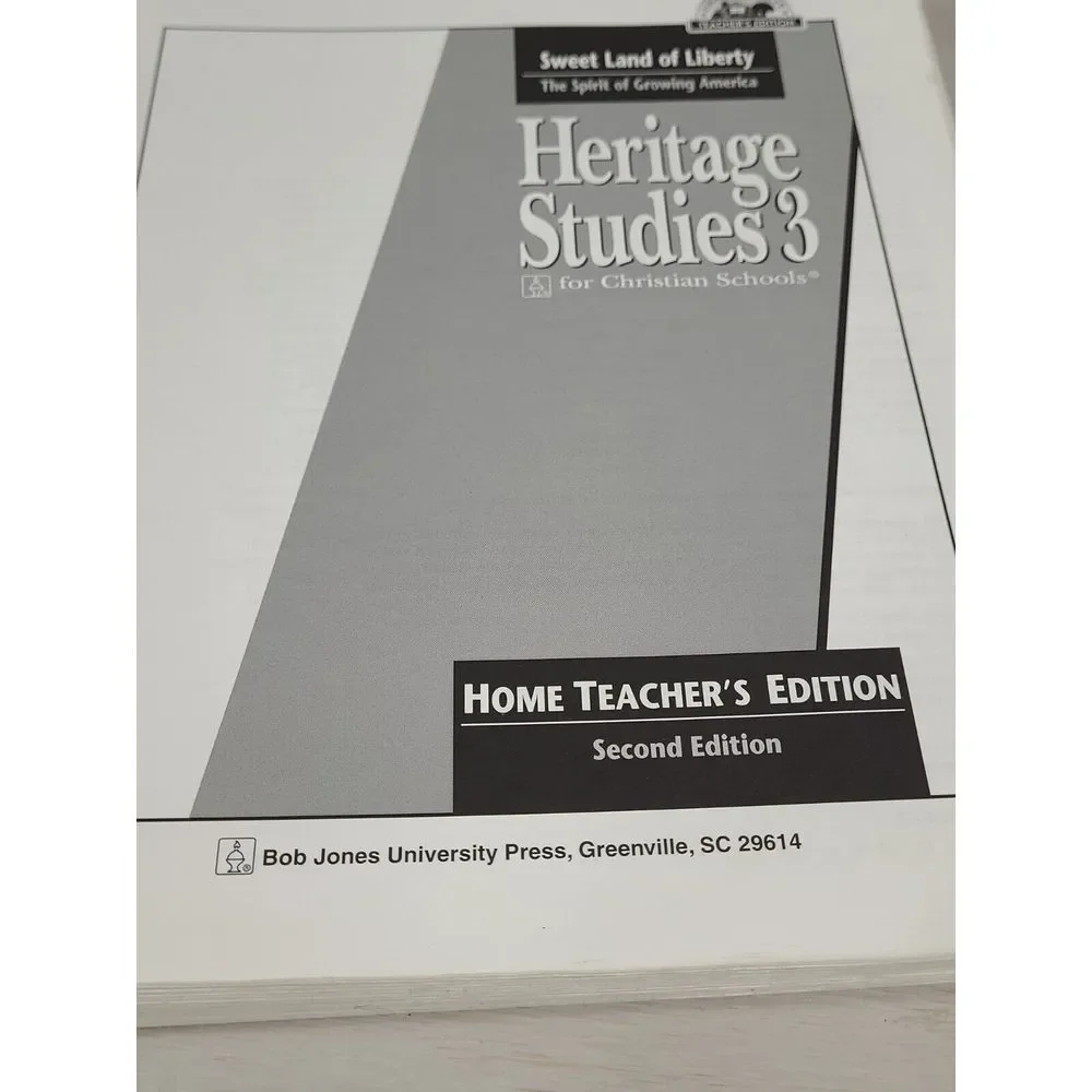 Heritage Studies 3: Home Teacher's Edition And‎ Study Guide